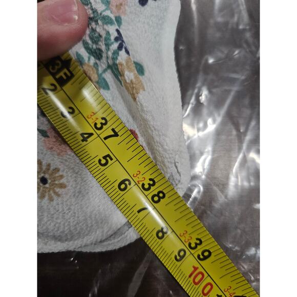 Vivi by Violet Weekend Tiered Floral White Dress Size XL Bell Sleeve Bohemian - Picture 7 of 7